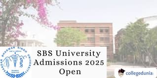 SBS University Admissions 2025 Open; Check Details Here